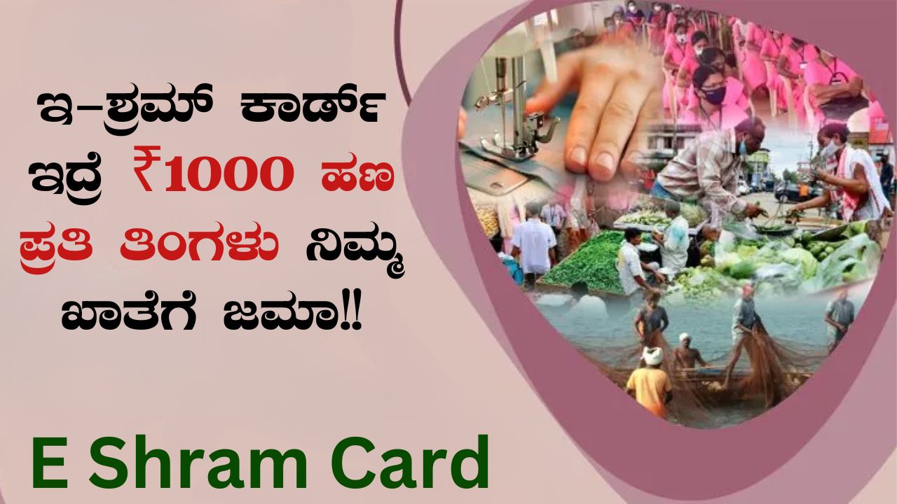 E Shram Card Information Kannada