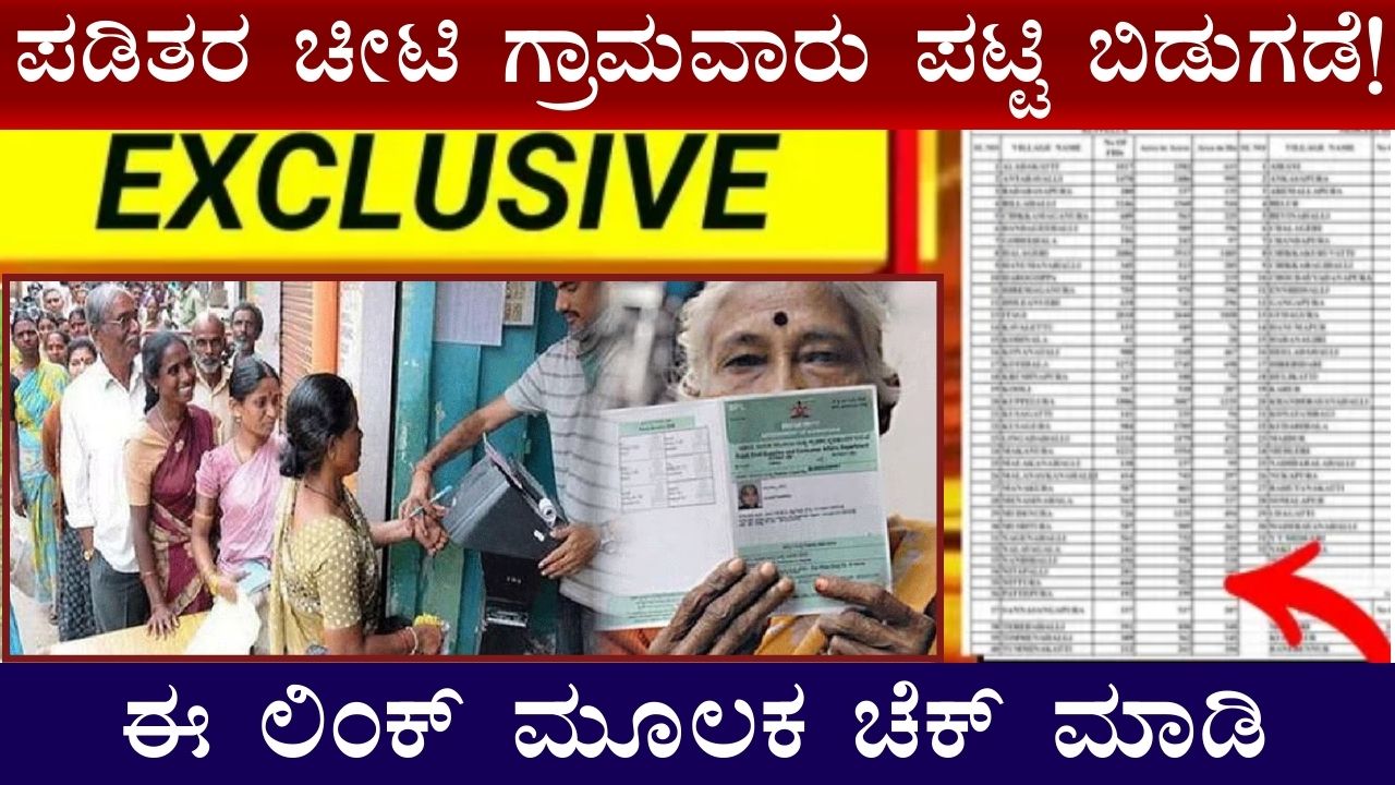 Karnataka Ration Card List Kannada