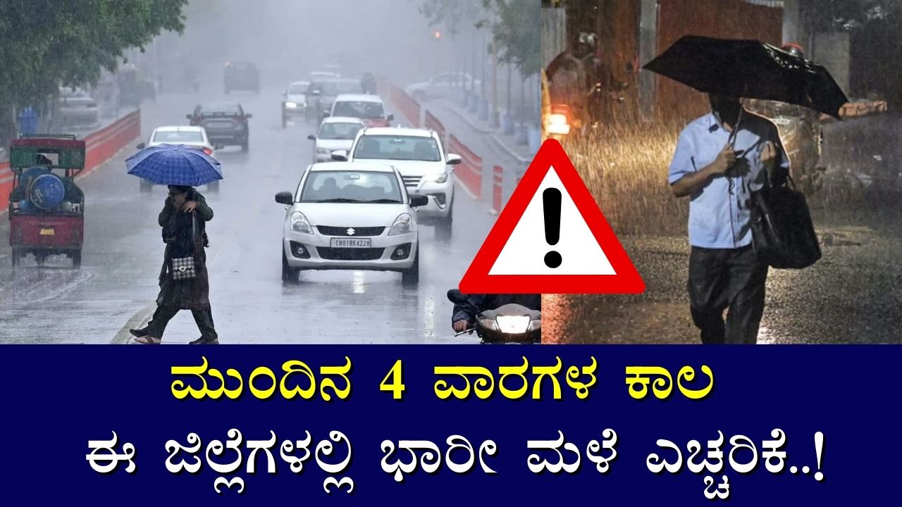 Karnataka heavy rainfall alert